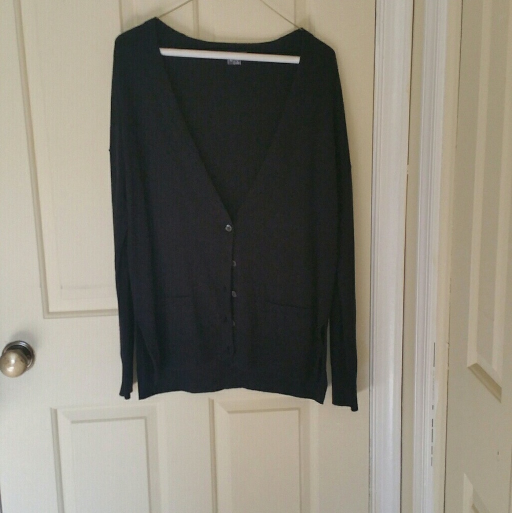 Vince black cardigan